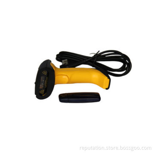 433MHz Wireless Laser Barcode Scanner, CIS USB/RS232/Sony's PS2 with 20mA Current